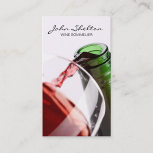 Vin Pour Stäng Visitkort