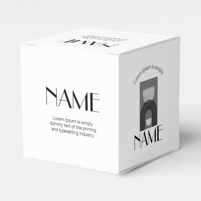 vin-presentlyx för paket-etiketten presentaskar (Framsidan Sidan)