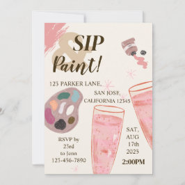 Vin-provsmakning av färg- och sidinbjudan inbjudningar