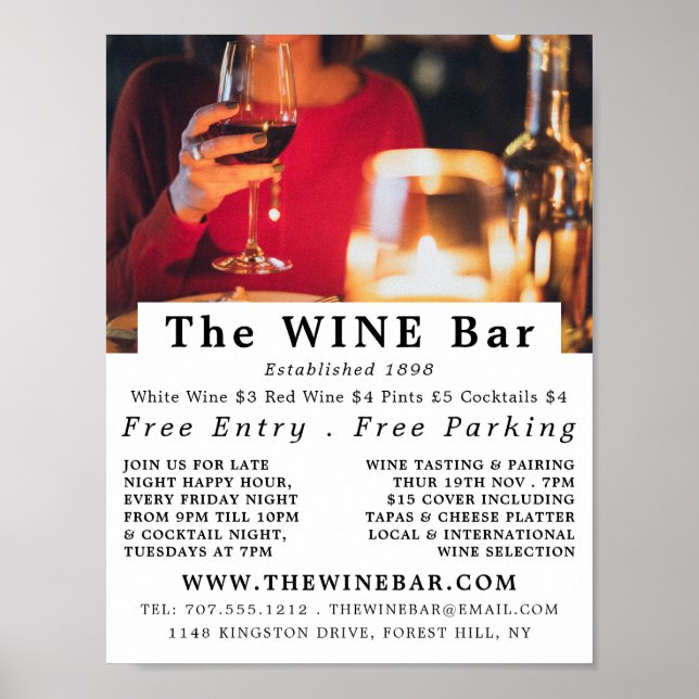 Vin Pub Scene, Vin Pub/Winery Advertising, Poster (Framsidan)