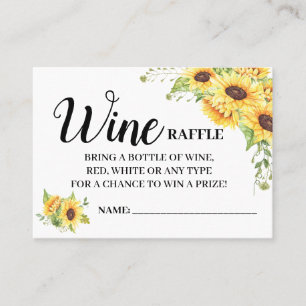 Vin raffle biljett - engelskt spanskduschkort
