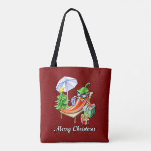 Vin Red Funny God jul Pepper Tygkasse