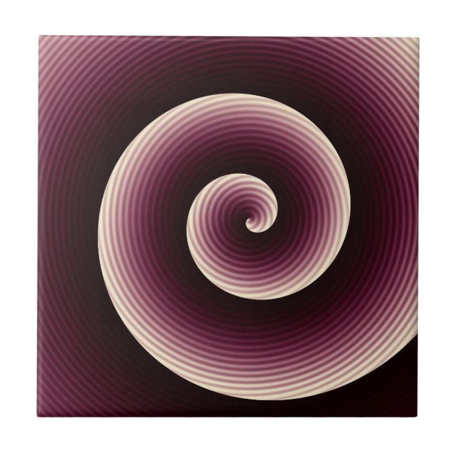 Vin Red Twirl Kakelplatta (Framsidan)