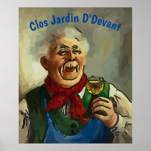 Vin, redigera text, Poster