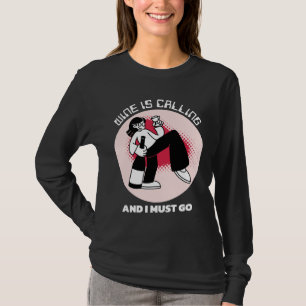 Vin ringer och jag måste gå Drickande humor T Shirt