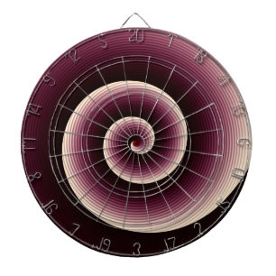 Vin Röda Spiral Mönster Darttavla