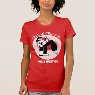 Vin ropade och jag måste gå Drickande humor T Shirt