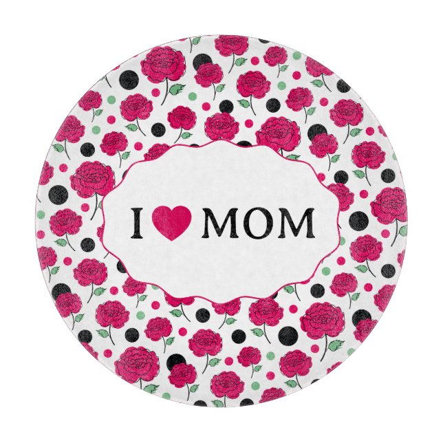 Vin Ros Grön Prickig Grafisk Mönster Modern   (Framsidan)