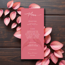 Vin Rosa Flamingo Elegant Meny