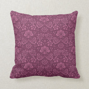 Vin Rouge Damask Kudde