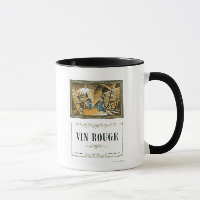 Vin Rouge Vin LabelEurope Mugg (Höger)