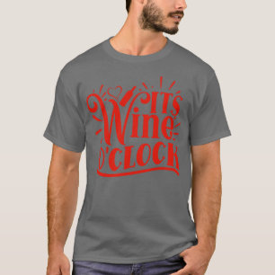 Vin:s Vin O-klockgåva för Vin Älskare T Shirt