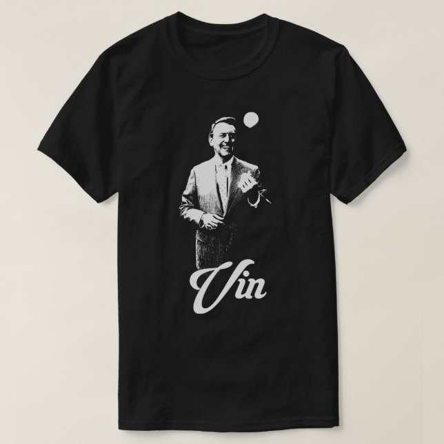 Vin Scully the Voice of LA T Shirt (Design framsida)