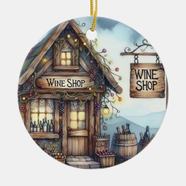 VIN Shop Ceramic Ornament (Framsidan)