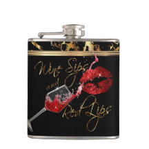 Vin Sips och Röda Läppar