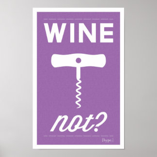 Vin Skriv inte ut Poster