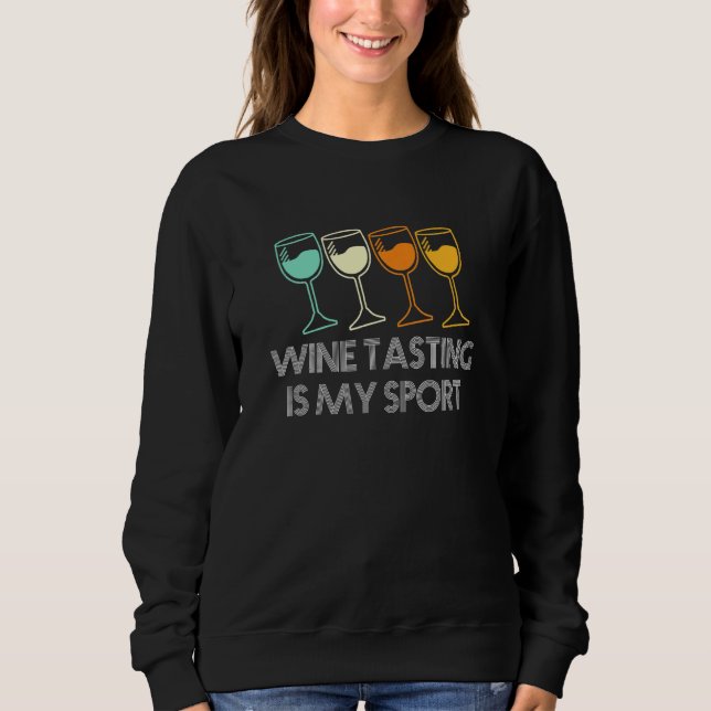 Vin smakar min Kork Vino-dryck T Shirt (Framsida)