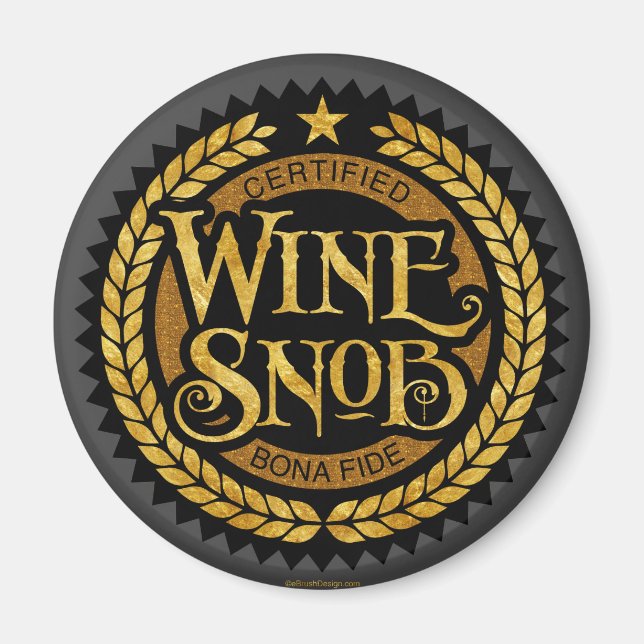 Vin Snob Magnet (Framsidan)