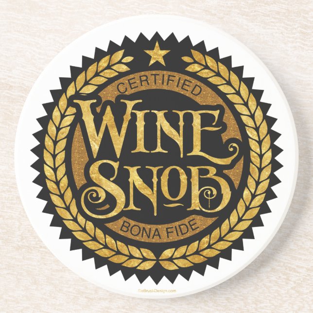 Vin Snob Underlägg (Framsidan)