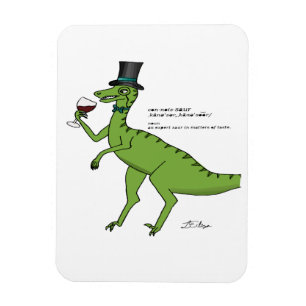 Vin som dricker connoisseuren magnet