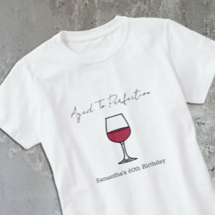 Vin som mognat till perfektion 60-årsdag t shirt