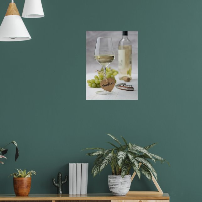 Vin Sommelier för vindruvskonstruktion Älskare Fla Poster (Vardagsrum 1)