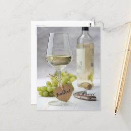 Vin Sommelier för vindruvskonstruktion Älskare Fla Vykort