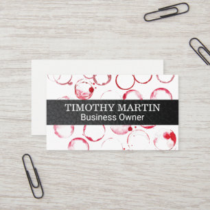 Vin Stains   Maskiner Visitkort