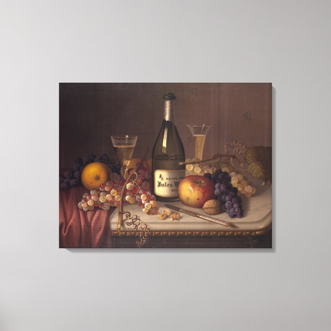 Vin still Life Canvastryck (Framsida)