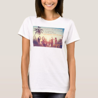 Vin & Sunshine Vibes! Hämta Redot till Beach Party T Shirt
