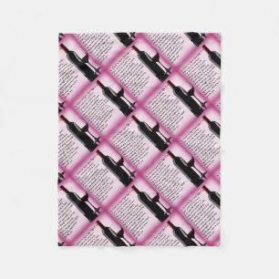 Vin syster i lagdikt fleecefilt