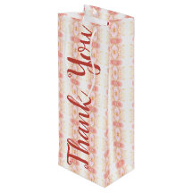 Vin Tack giftsäck i korallets Rosa