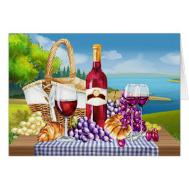 Vin Tack, tänka på dig eller Tomma anteckningar OBS Kort