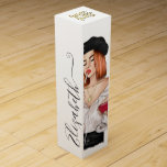 Vin Taste Möhippa Vin Box Presentask För Vinflaska<br><div class="desc">Vin-Fransk,  som smakar möhippa vin.</div>