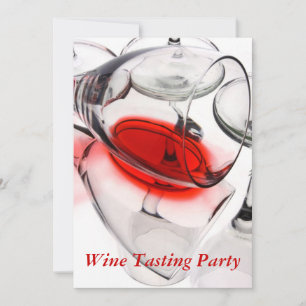 Vin Taste Party Inbjudningar