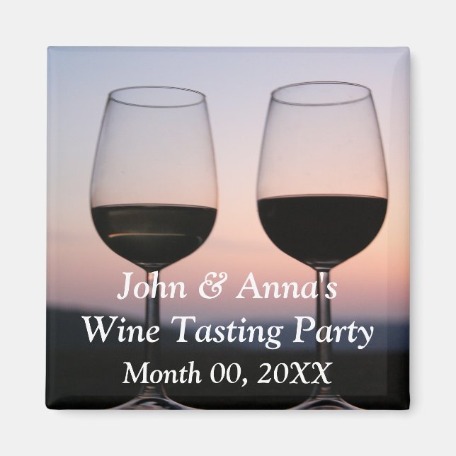 Vin Taste Party Magnet (Framsidan)
