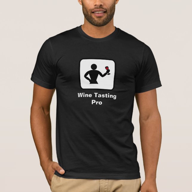 Vin Taste Pro T Shirt (Framsida)