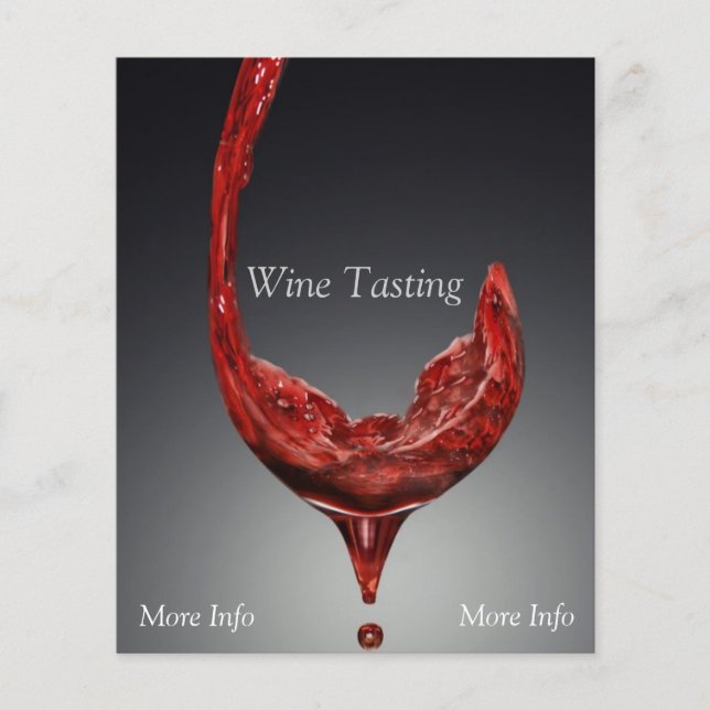 Vin Tasting Flyer (Framsidan)