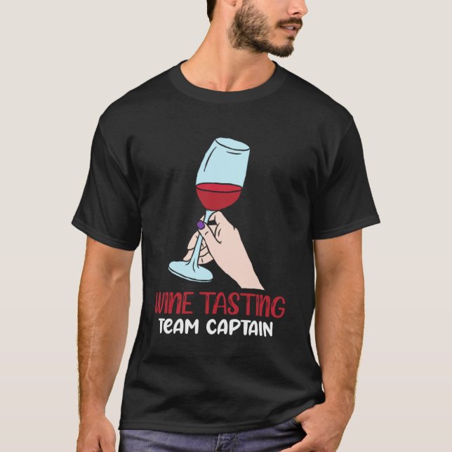 Vin Tasting Team kapten Pullover Hoodie T Shirt (Framsida)
