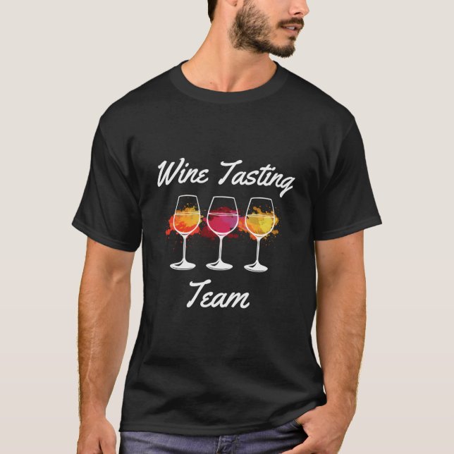 Vin Tasting Team T Shirt (Framsida)
