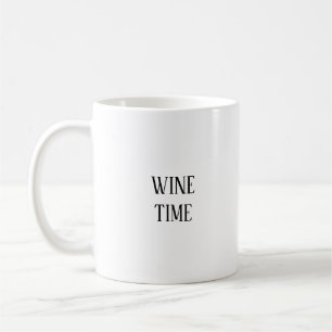 Vin-tid, glatt Vin-Älskare-kaffe Mugg