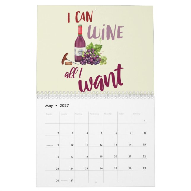 VIN TID KALENDER (May 2027)
