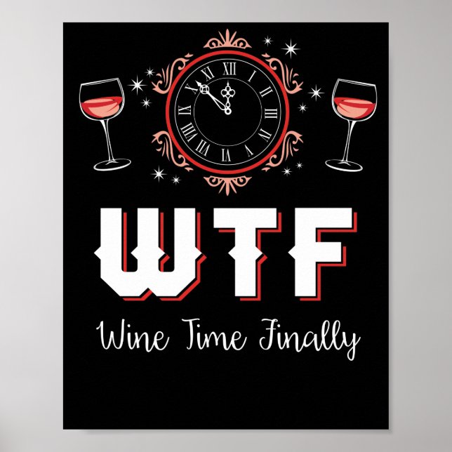 VIN TILL SLUT POSTER (Framsidan)