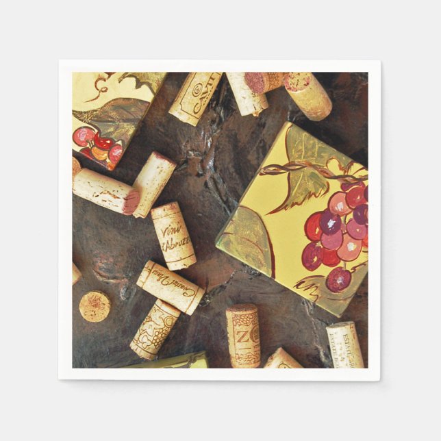 Vin Time Cocktail Napkins Pappersservett (Framsidan)