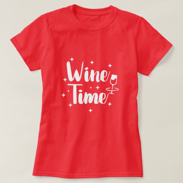 Vin Time T-Shirt (Design framsida)