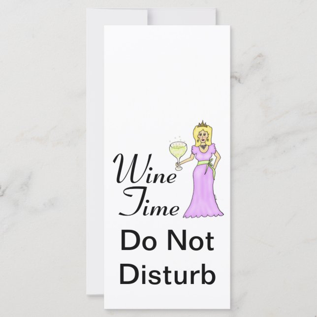 "Vin Time" WineWomenDesigns.com Marknadsföring (Framsida)