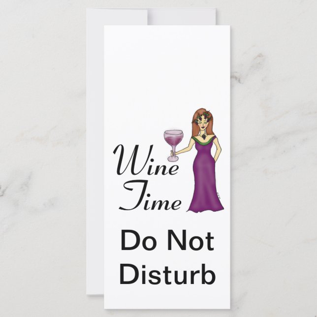 "Vin Time" WineWomenDesigns.com Marknadsföring (Framsida)
