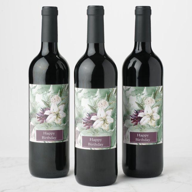 Vin Tote Vinflaska Etikett (Flaskor)