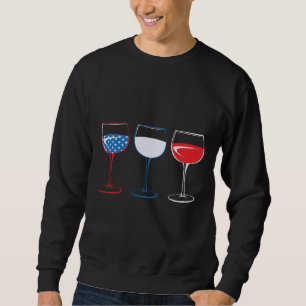 VIN USA LÅNG ÄRMAD TRÖJA