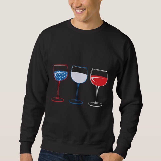 VIN USA LÅNG ÄRMAD TRÖJA (Framsida)